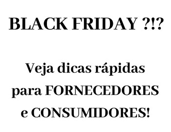 Cuidados para a Black Friday