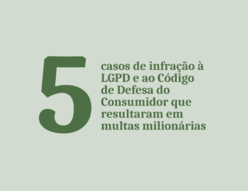 Multas por infração à LGPD e ao Código de Defesa do Consumidor