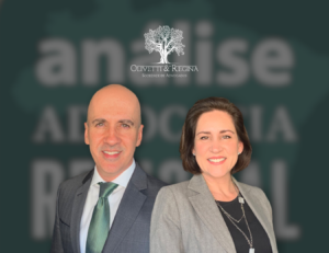 sócios Dr. Walter e Dra. Camila, Olivetti & Regina Advogados
